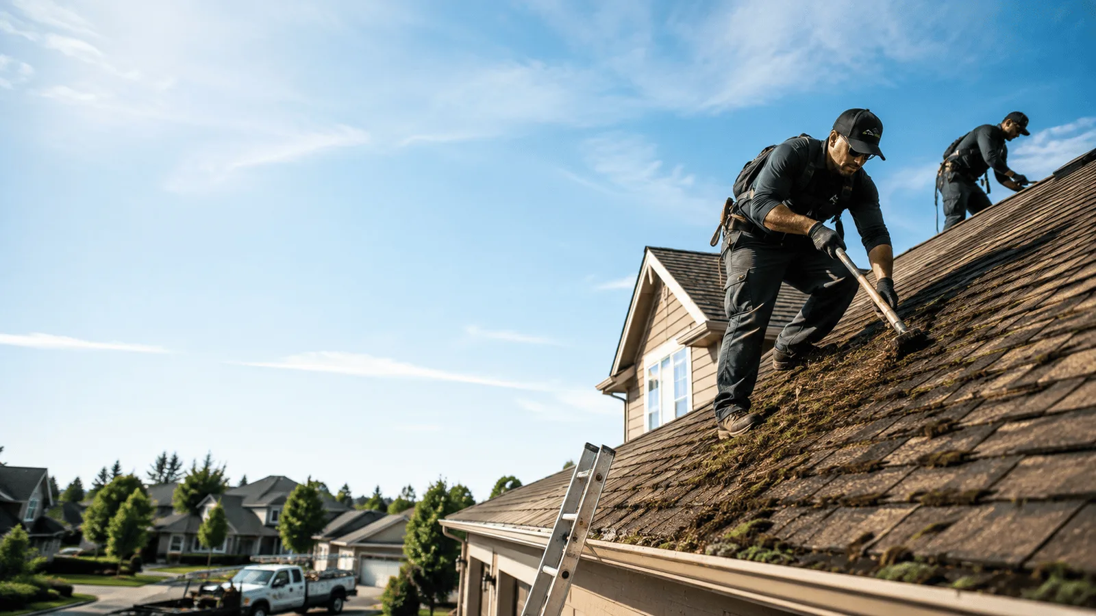 Roof Moss Removal in Ada, OK near me